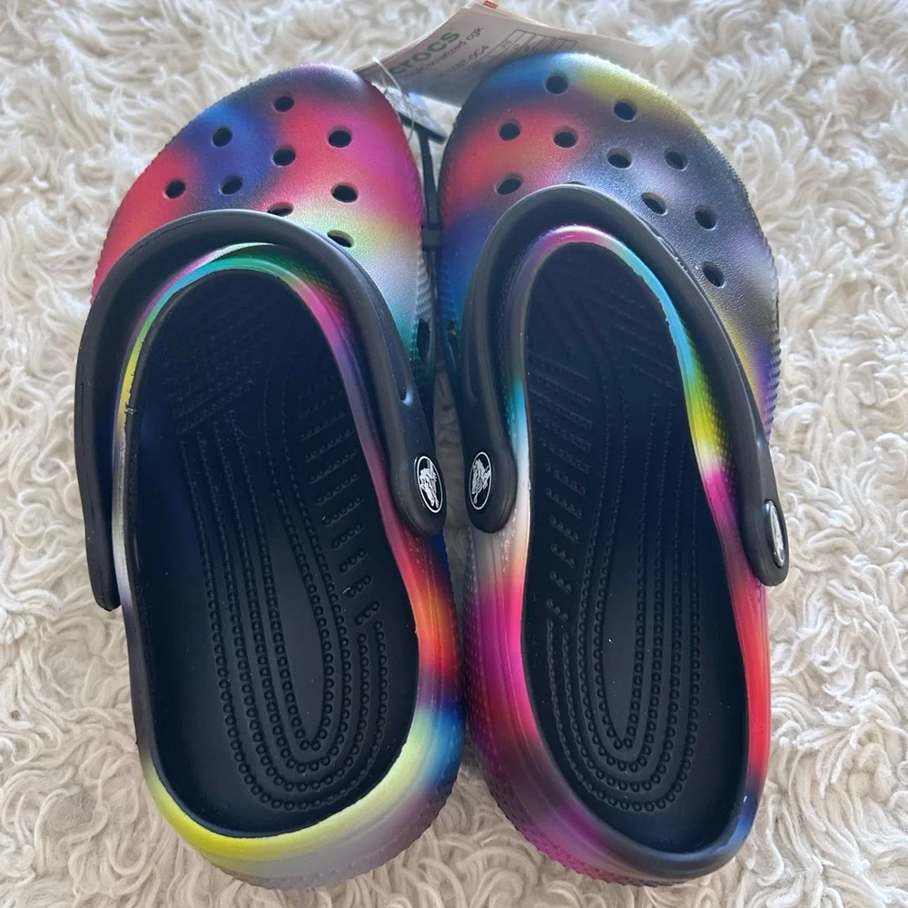 CROCS Kids' Rainbow‎ Water Shoes